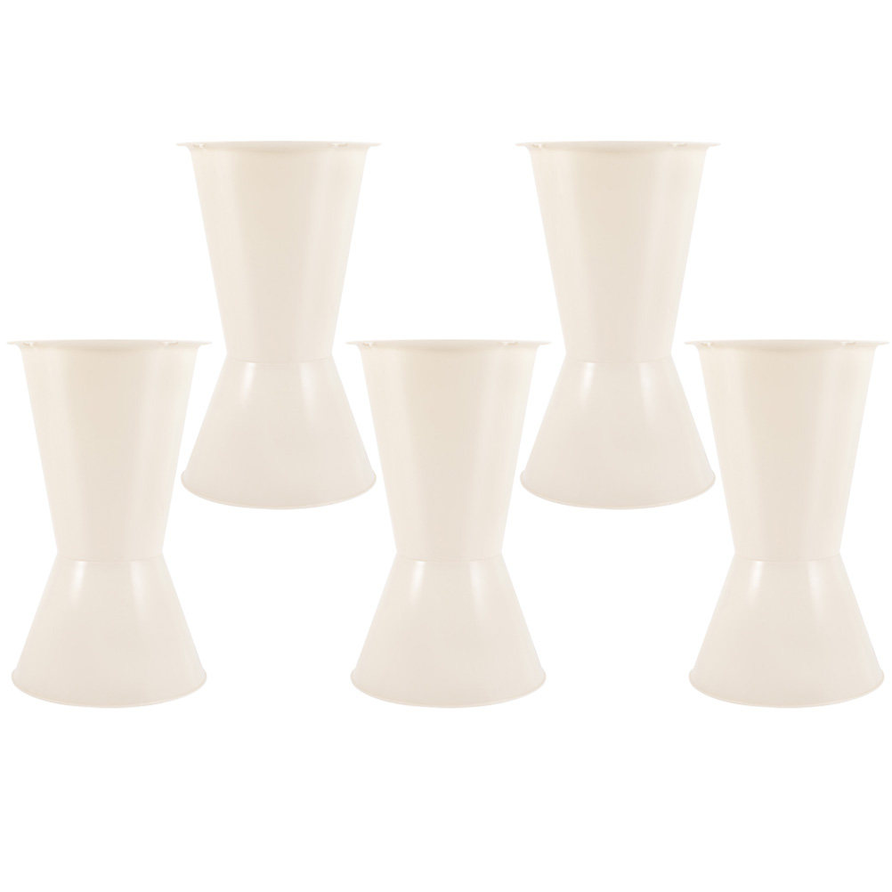 Wedding Support - 5 Stück Blumenständer aus Kunststoff für