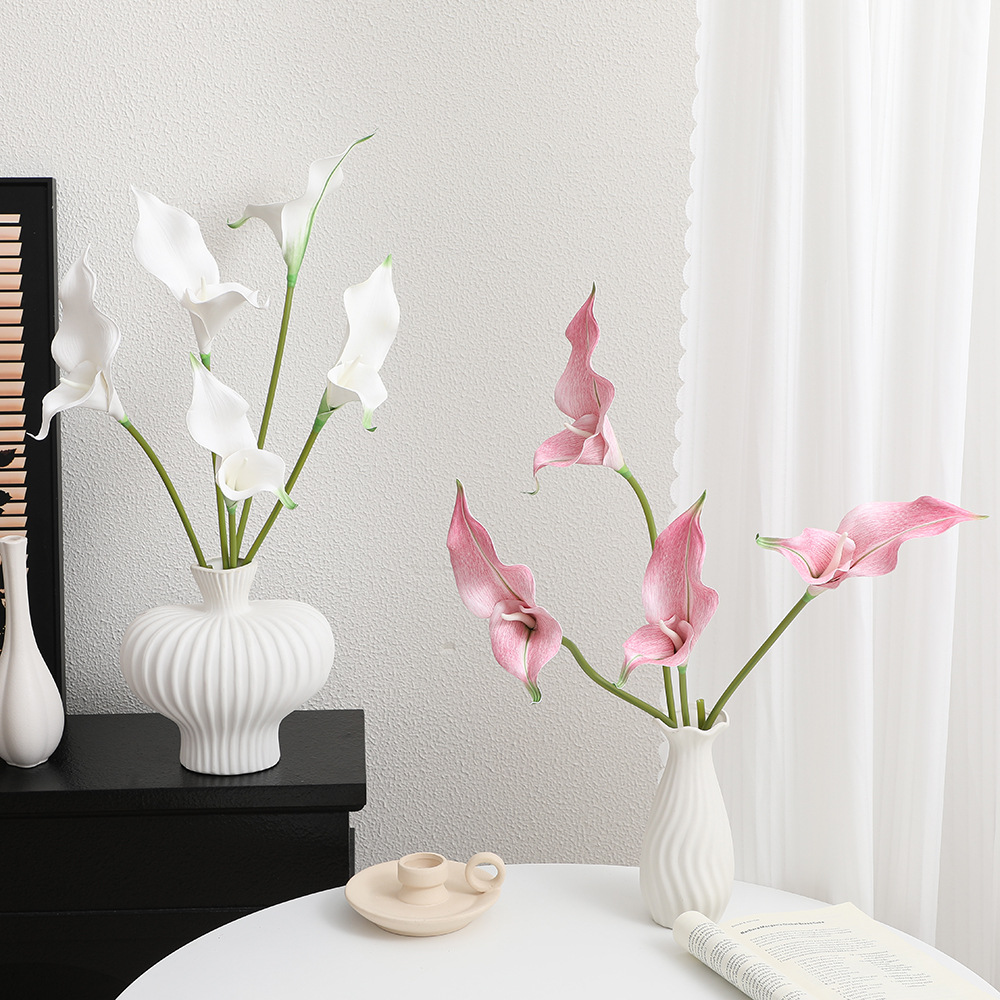 Supply Wedding Venue - 2026 Beliebter Künstlicher Calla-Lilien-Strauß, Weiche EVA-Blütenblätter,
