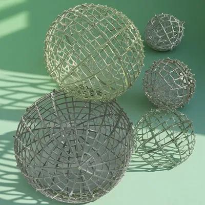 Wedding Supply Decor - 5 Stück dekorativer Blumenballrahmen, Gras-Arrangements-Ständer, stabiler