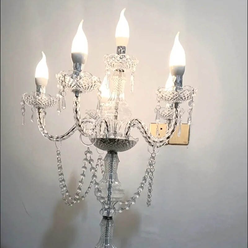 Wedding Supply Decor - Moderne Luxus-Kerzenlampen Hochzeits-Tischdekoration Elegante Tischlampe Wohnzimmer-Kerzenlichter