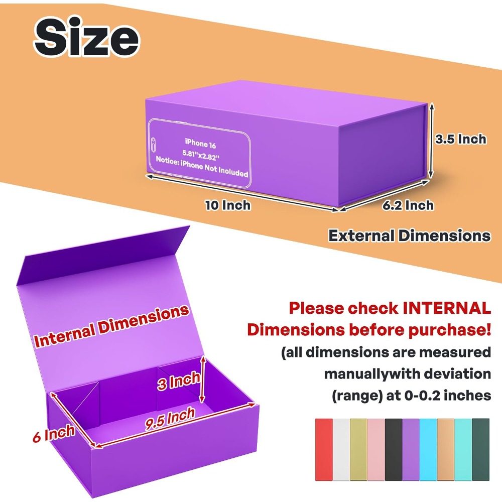 Zusammenklappbare Geschenkbox  – Wedding Packaging Bewertung und Preis