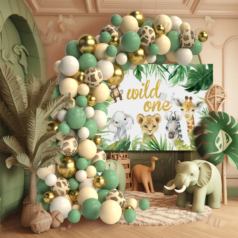Dschungel Safari grüne Ballon  – Wedding Day Supply Kit Bewertung und Preis
