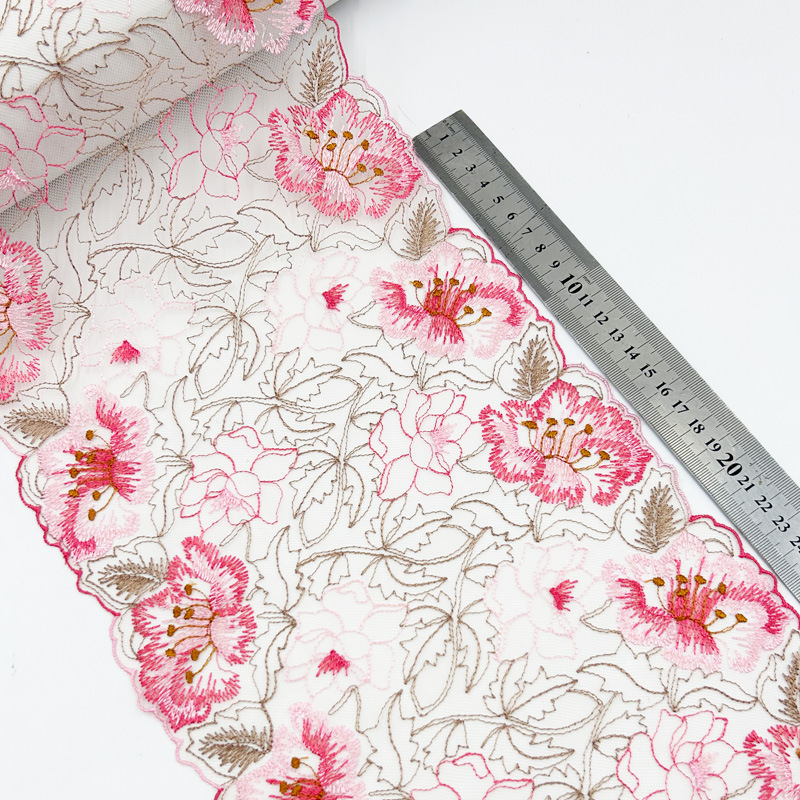 1 Yard Blumenspitze bestickter – Wedding Water Supply Bewertung und Preis