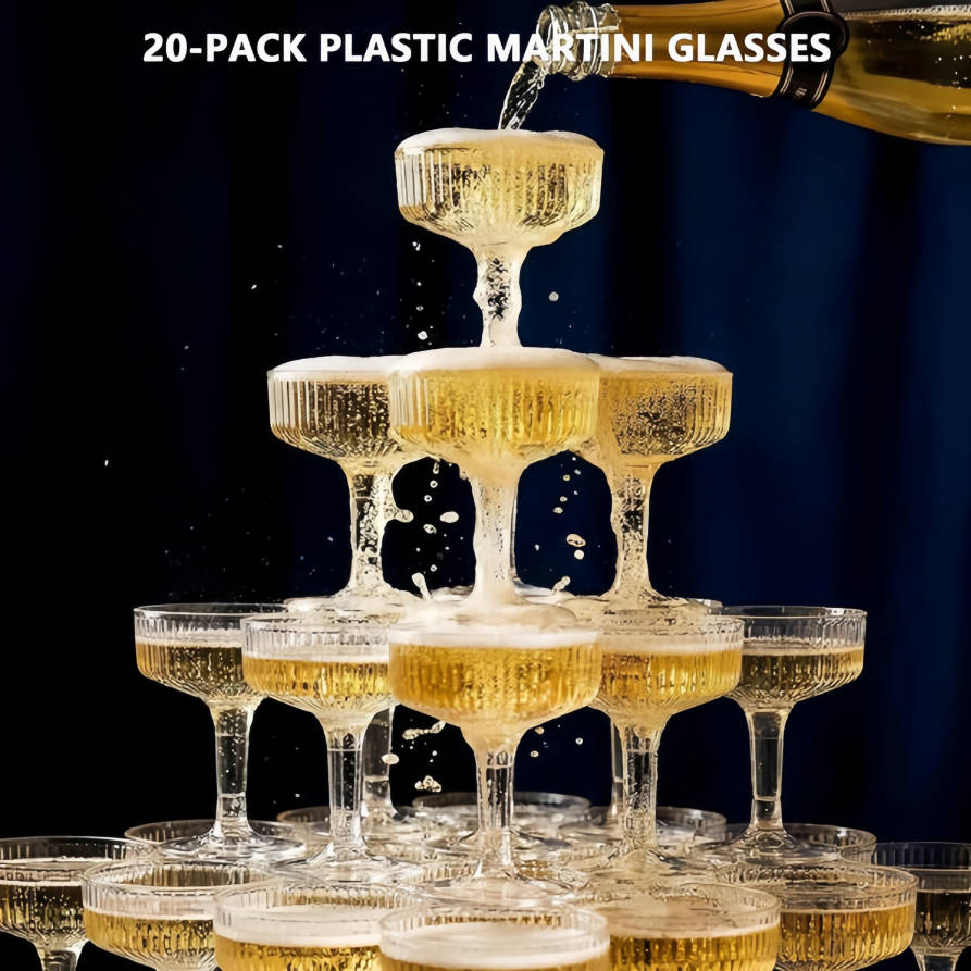 4-6-stöckiger Champagner-Turm  – Champagne Tower Set Bewertung und Preis