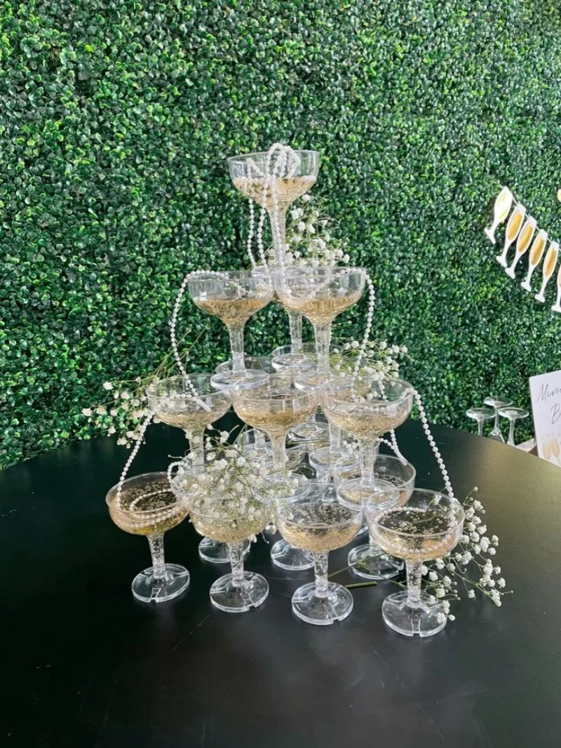 20-60 Stück Acryl-Champagnergl – Champagne Tower Set Bewertung und Preis
