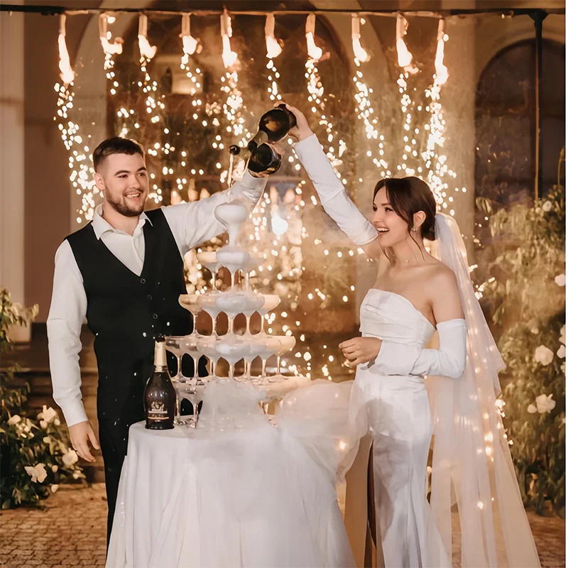 5/7/8-stöckiger Champagner-Tur – Champagne Tower Set Bewertung und Preis