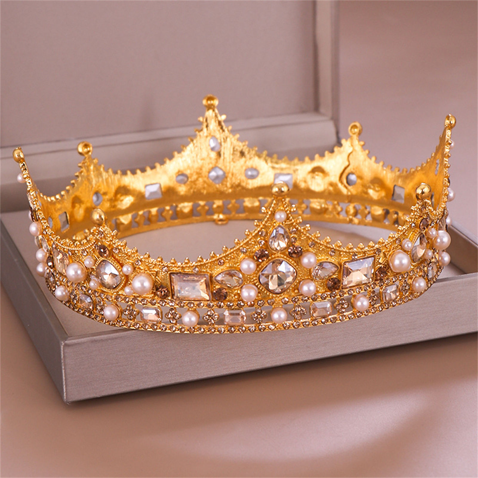 Brautkrone Strass-Tiara Barock – Wedding Supply Decor Bewertung und Preis
