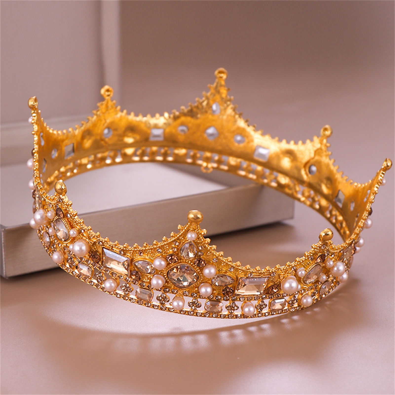 Brautkrone Strass-Tiara Barock – Wedding Supply Decor Bewertung und Preis