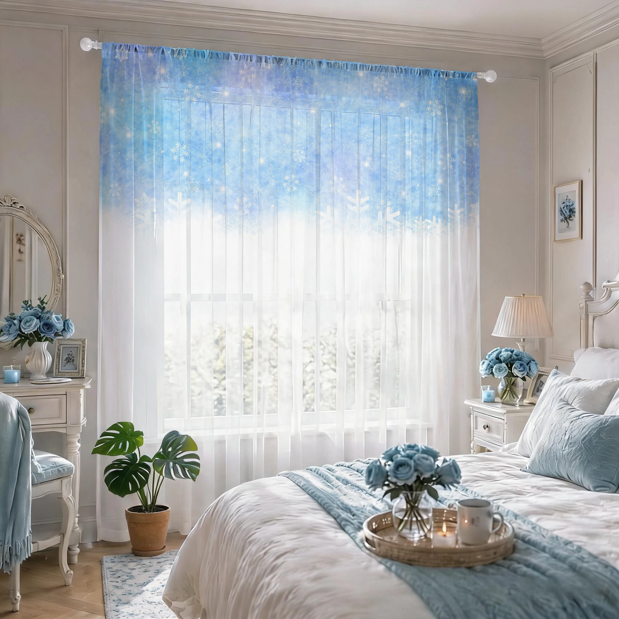Transparenter Vorhang mit Blum – Good Floral & Wedding Decor Supply Bewertung und Preis